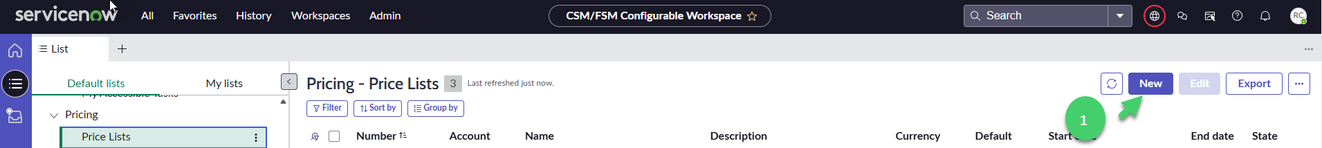 Click on Price Lists_New.png