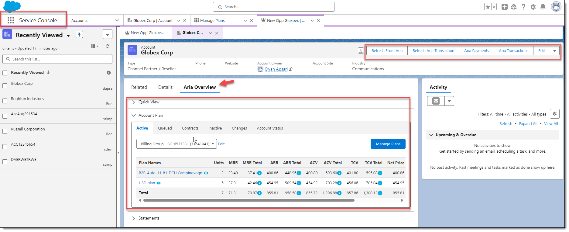 SFDC Console_Account_Missing Tabs_Lightning Screens.png